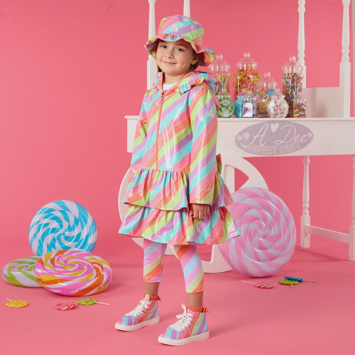 A'dee Coral Daphne Raincoat