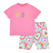 A'dee Pink Ellie Cycling Shorts Set