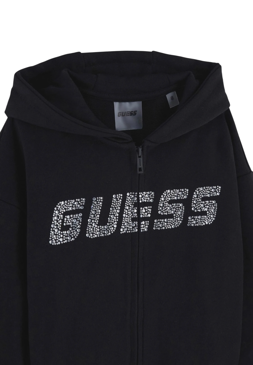 Guess Cropped sweatshirt met strass