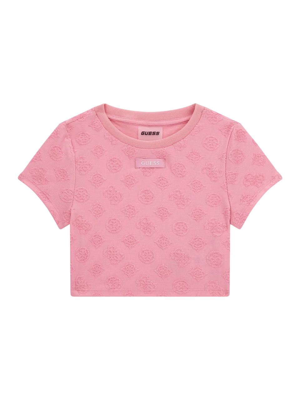 Guess Jacquard T-shirt met peony- en 4G-logo