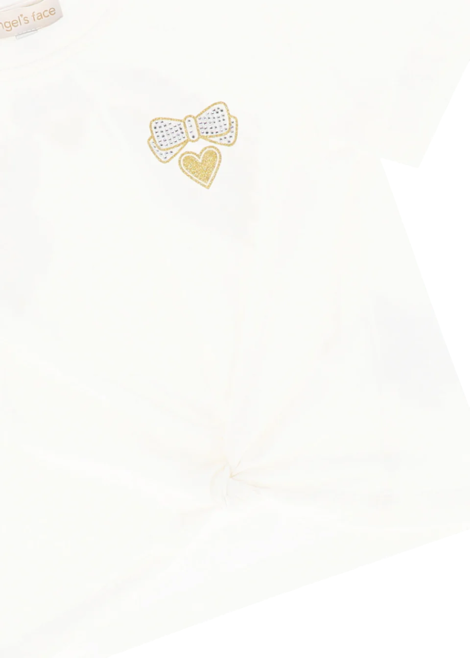 Angel’s Face Amelia Wings Printed Tee Snowdrop