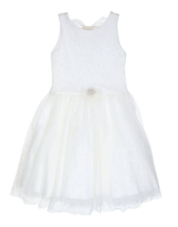 Gymp Dress Cloë Off Withe