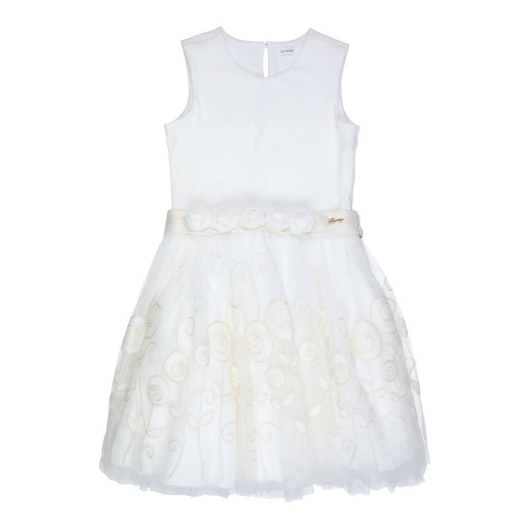 Gymp Dress Ella Off Withe/Gold