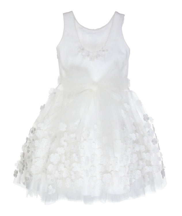 Gymp Dress Flore Off Withe