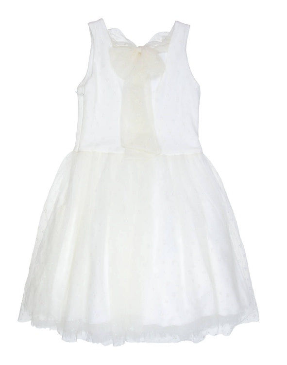 Gymp Dress Cloë Off Withe