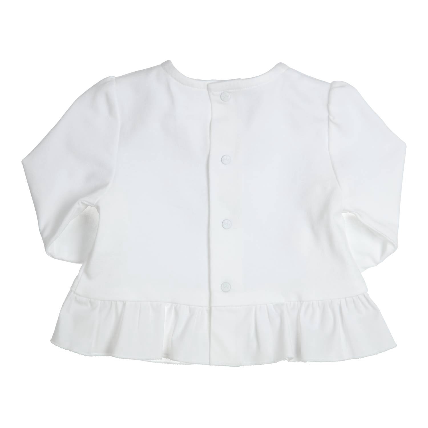 Gymp  Tunic Aerobic Bow White