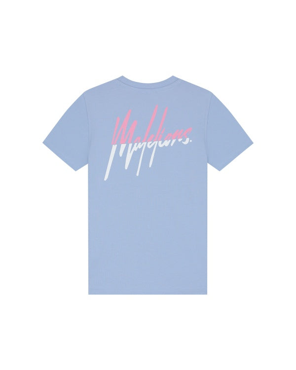 Malelions Junior Girls Kiki T-Shirt Blue/Pink