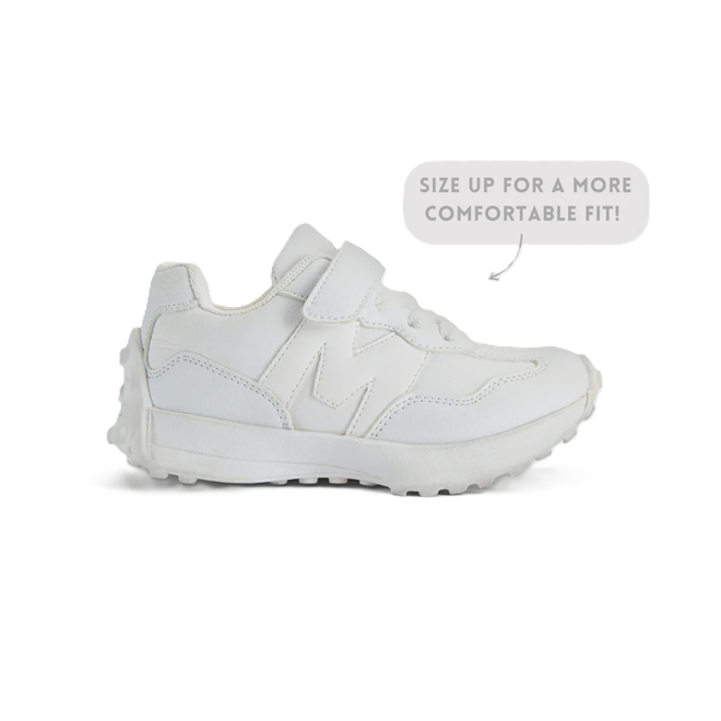 Mitch & Son White 514 Trainers