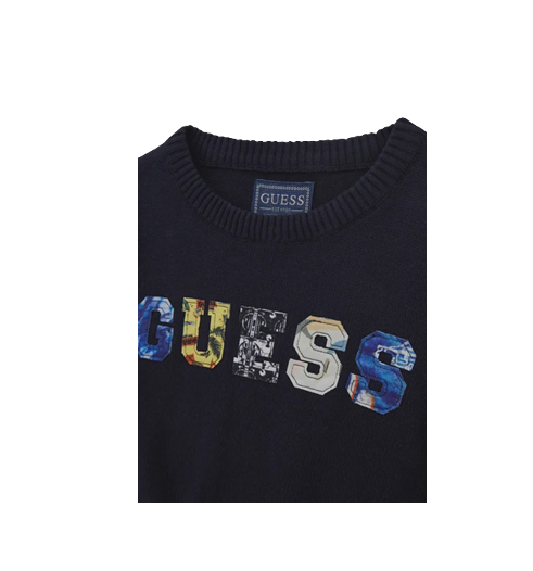 Guess sweater blauw