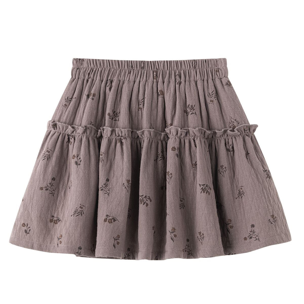 Gebloemde rok elastische taille Meisje