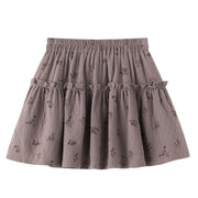 Jupe à fleurs taille élastique Fille