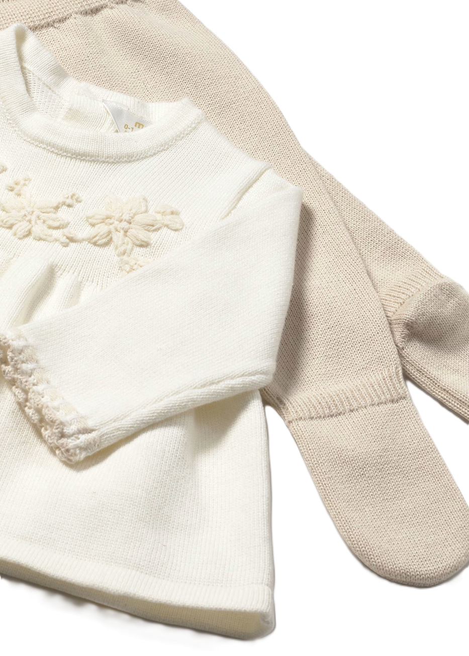 Mayoral Newborn girl's leggings and jumper set