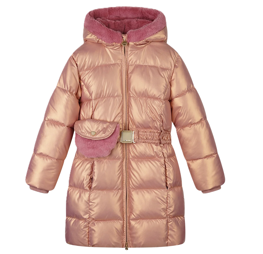 Le Chic BODHI furry bag long coat