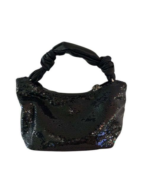 Guess pailletten handtas zwart