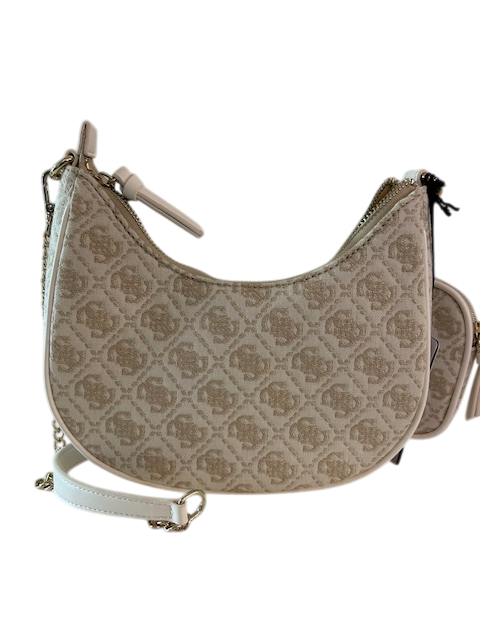 Guess all over logo bag beige