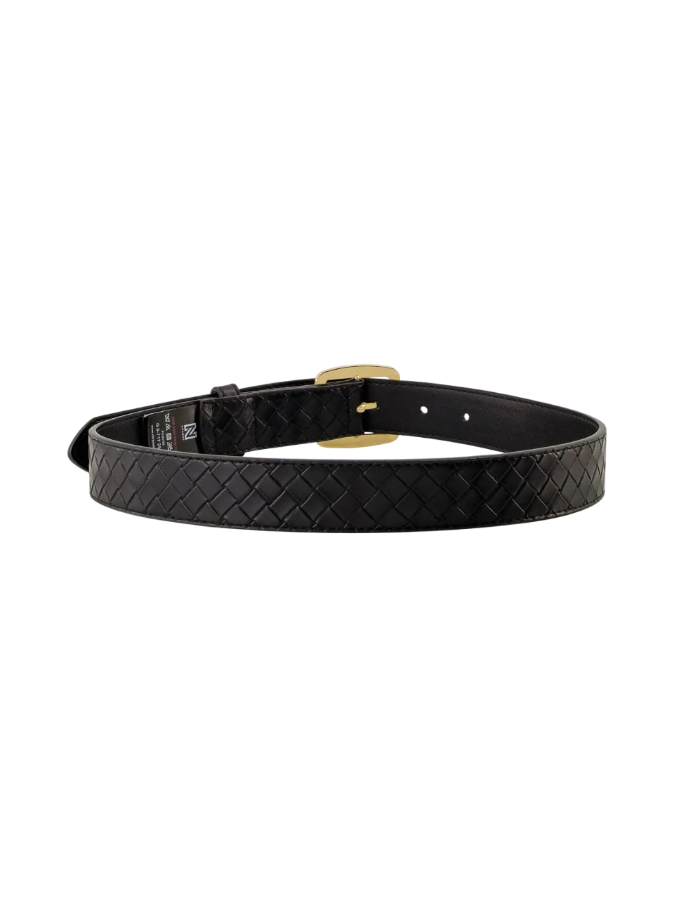 Nik & Nik   Imitatieleren riem met logo detail