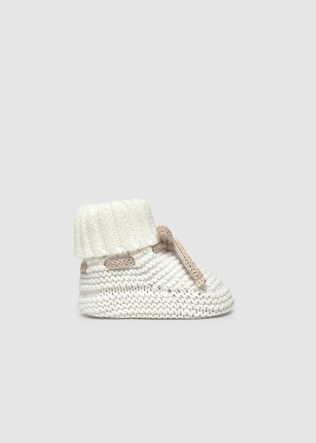Mayoral Strickschühchen weiß