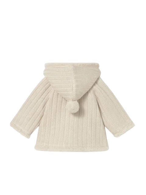 Mayoral pompon knit cardigan