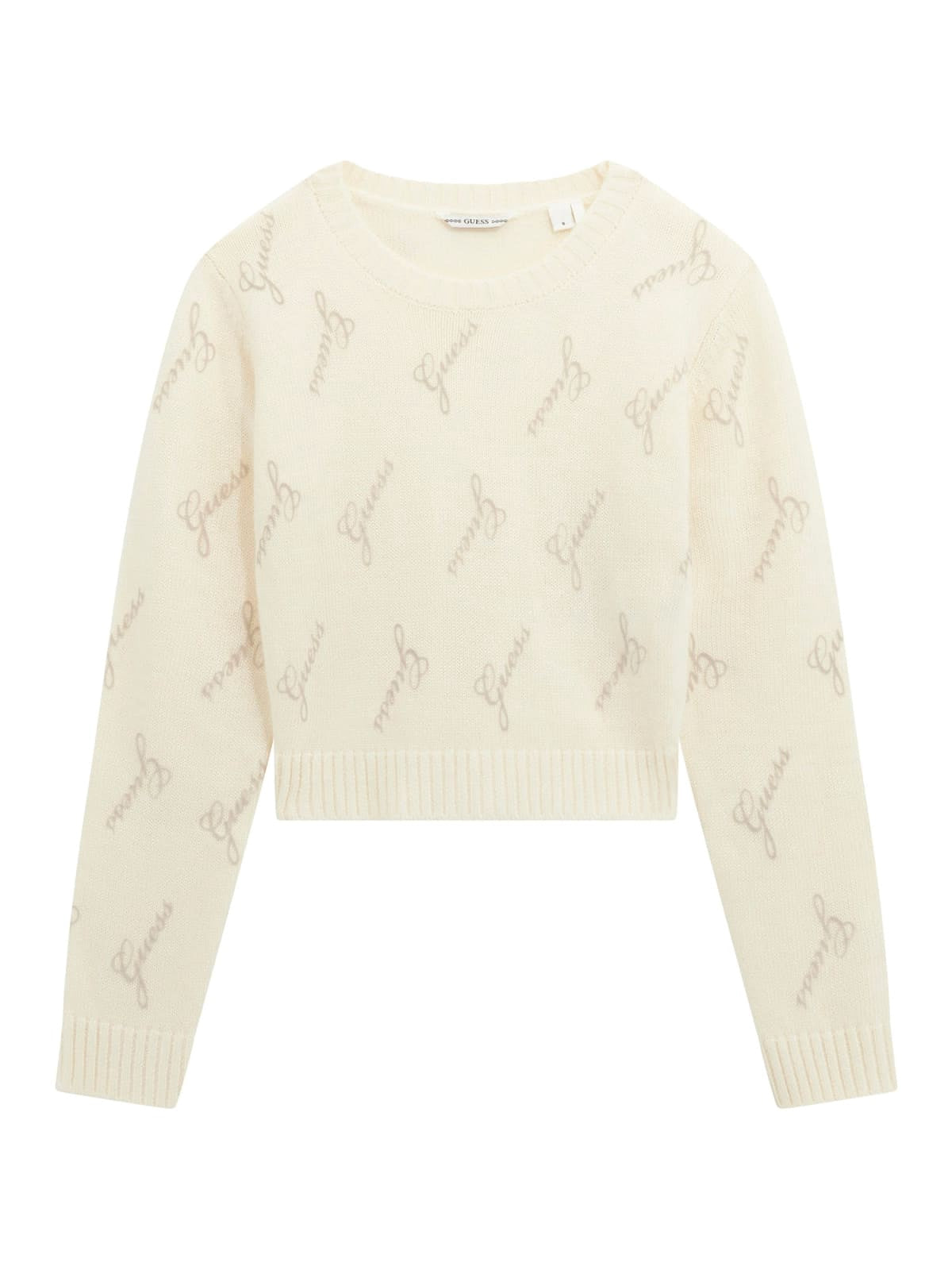 GUESS trui wit met opdruk