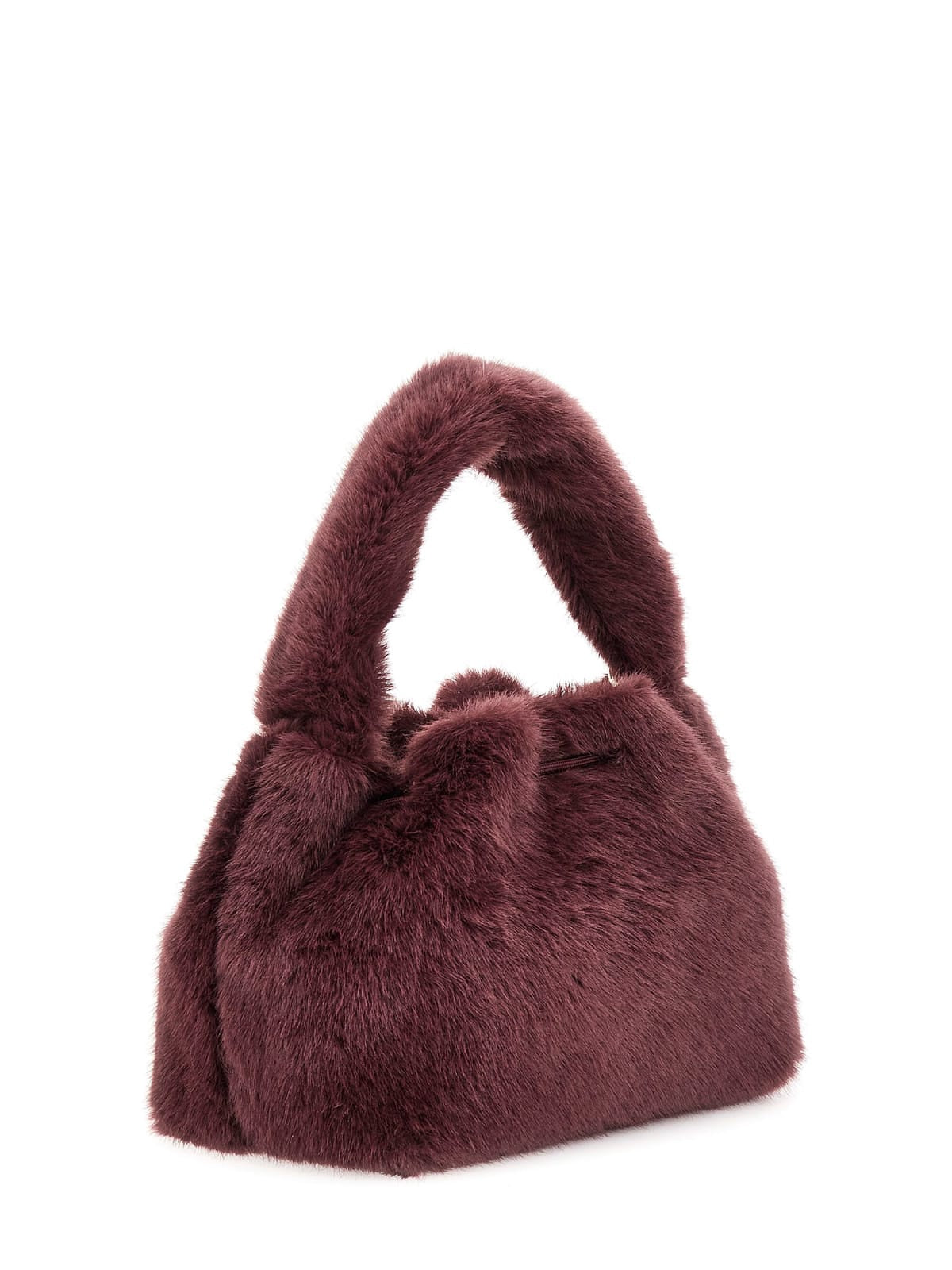 Guess fluffy tas rood