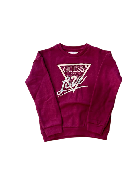 Guess trui love rood