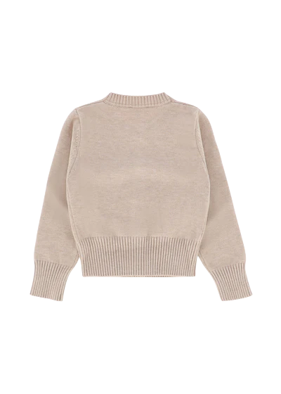 Angels Face Kamala Crystal Studded Cardigan Sand