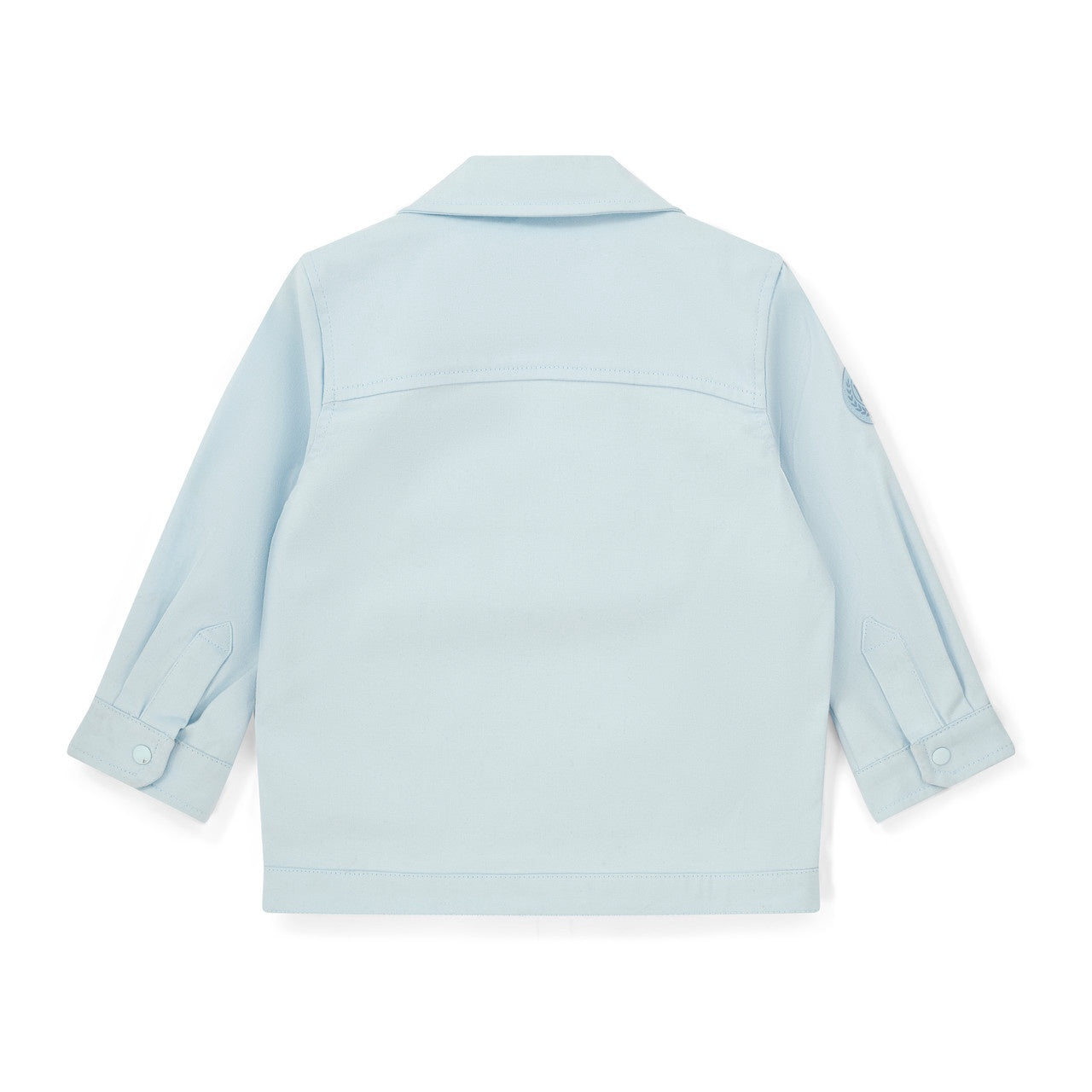 Mitch & Son Boy Blue Twill Overshirt with Chest Pockets