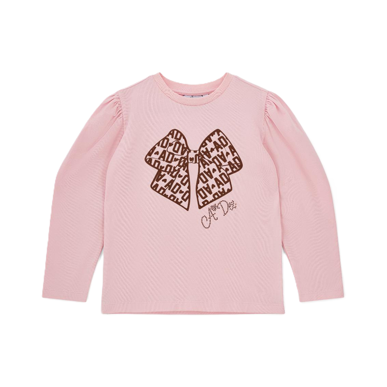 A'dee Meisjes Roze Beer Top met  Shorts
