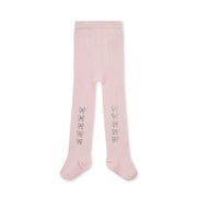 Little A Girls Pink Diamante Bow Tights - KAMILA