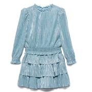Abel & Lula pleated knit skirt set