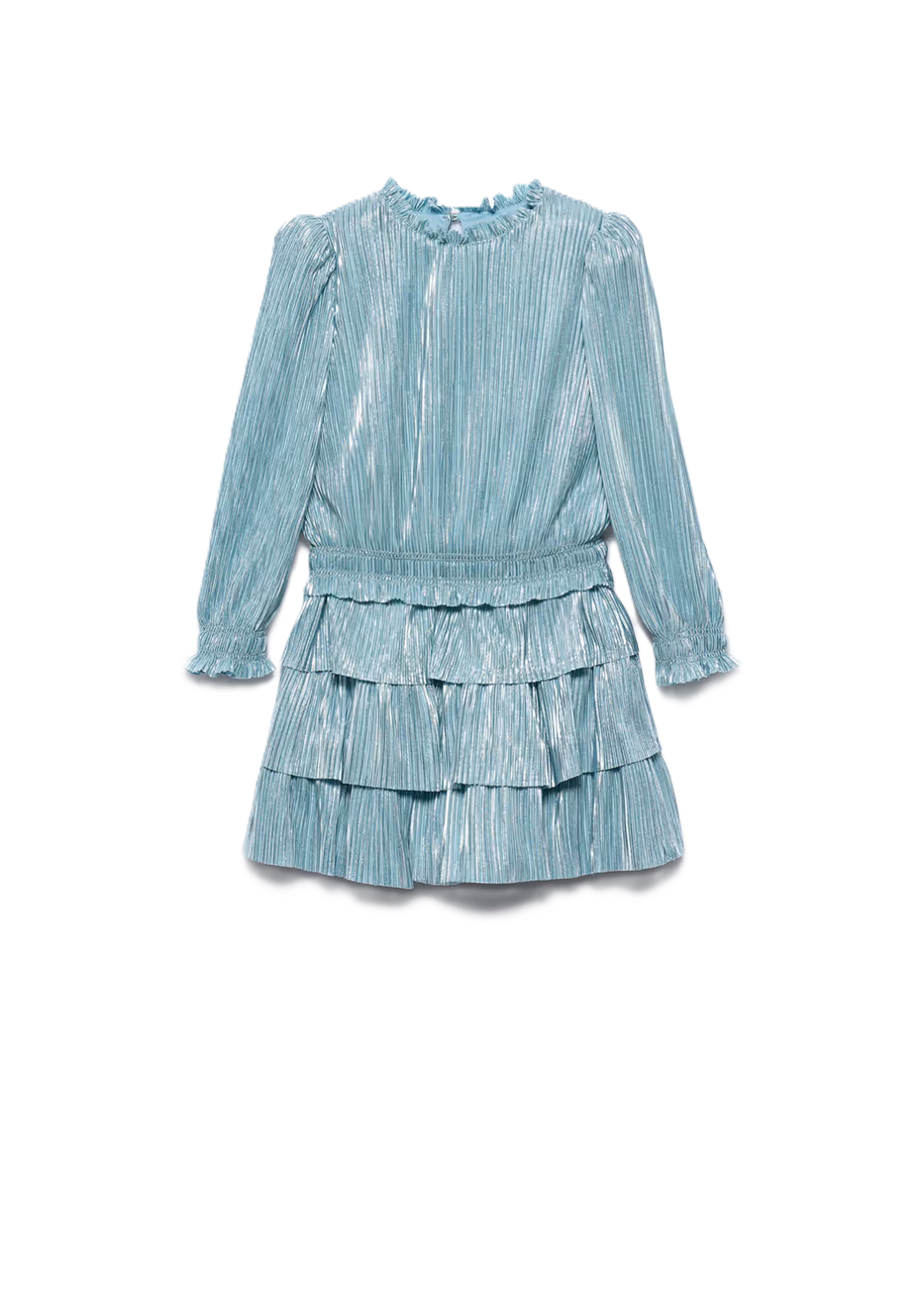 Abel & Lula pleated knit skirt set