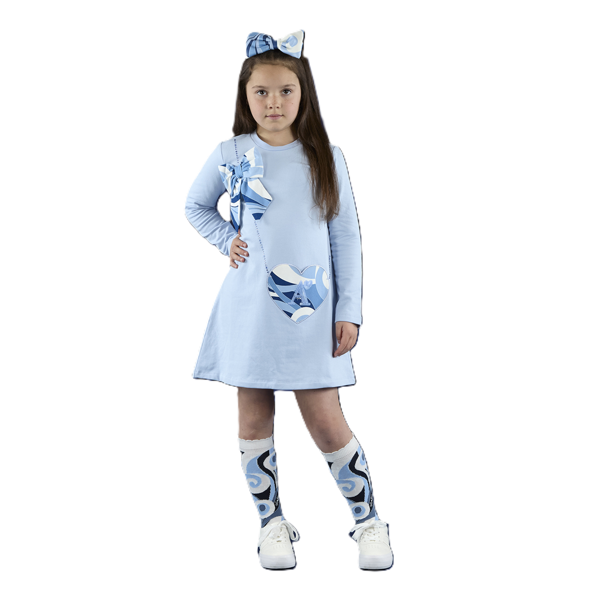 A'dee jurk Lotus Powder Blue