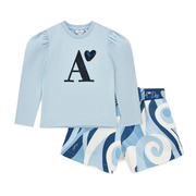 A'dee Blue Nova Short Set