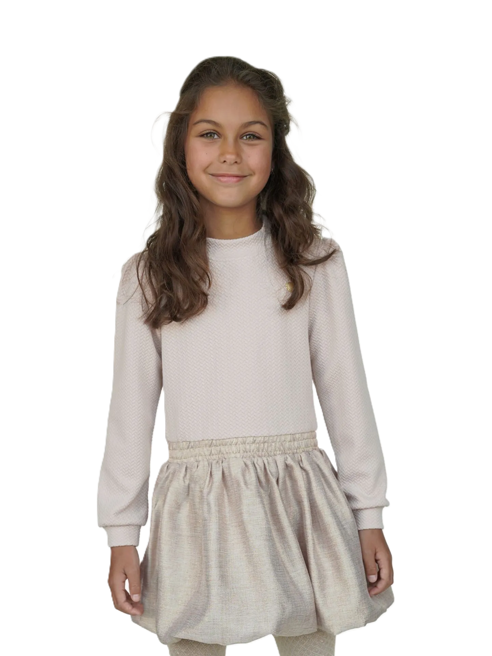 Le chic Sabloon knit and glitter dress