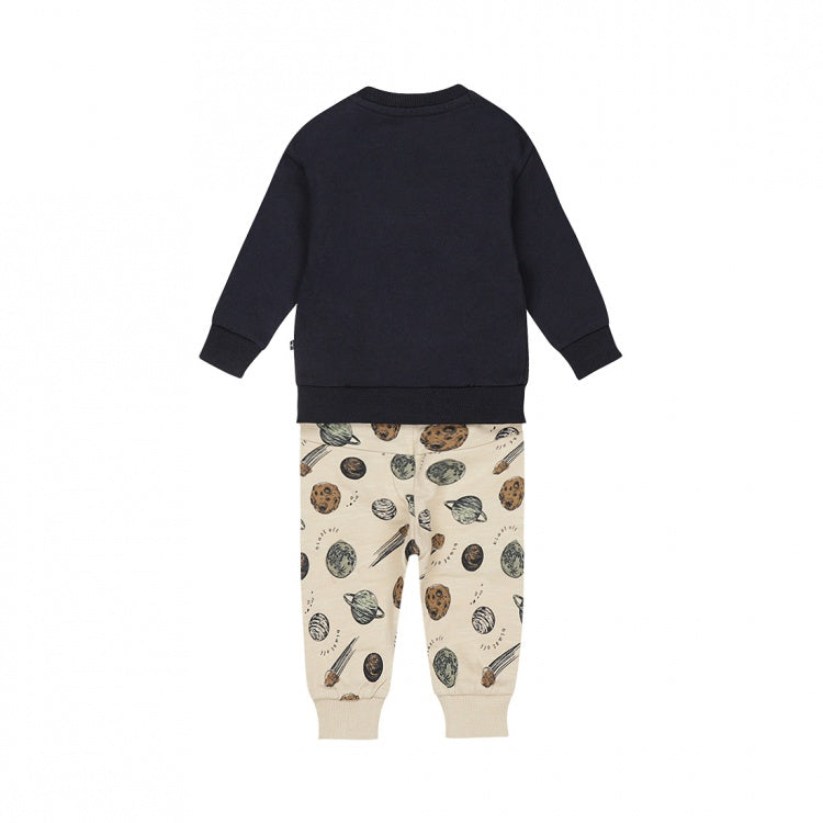 Dirkje 2 pce babysuit Space
