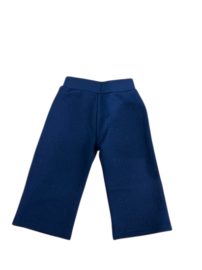 Guess all over print pants dark blue