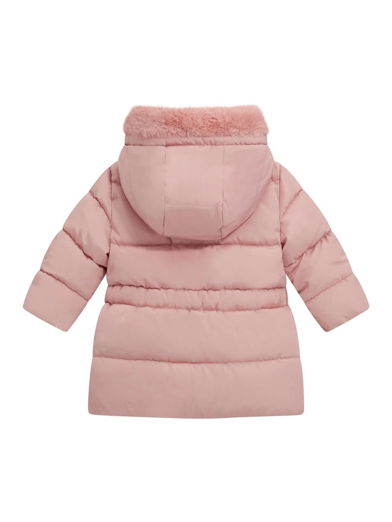 Guess Hooded Padded Ls Puffer W/Zip