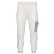 Daga broek blue mirage white