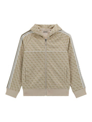 Guess  hooded full zip beige