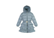 Le chic blight winterjas met ruches