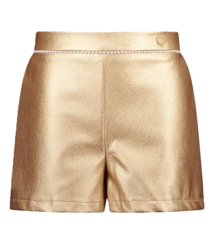 Le Chic shorts meisjes goud