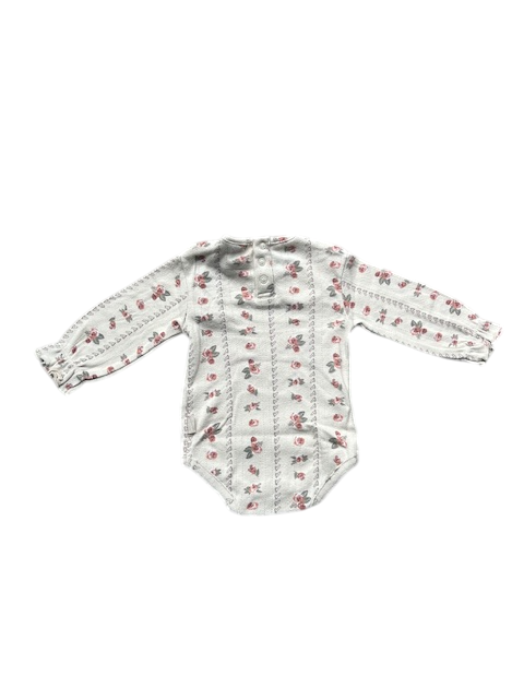 Levv longsleeve romper flower print LAYLA sand flower