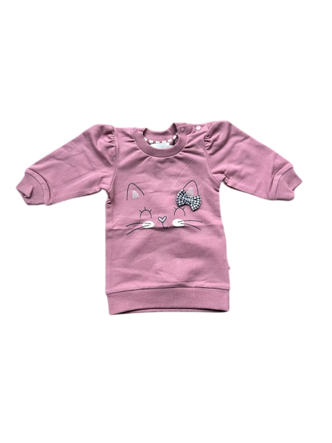 Dirkje sweater dress mauve