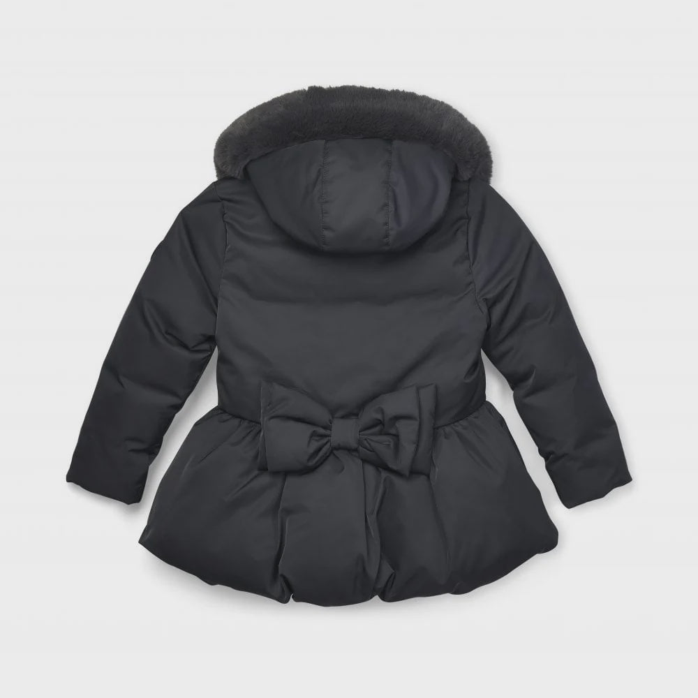 A'dee Meisjes Winterjas Amie Zwart