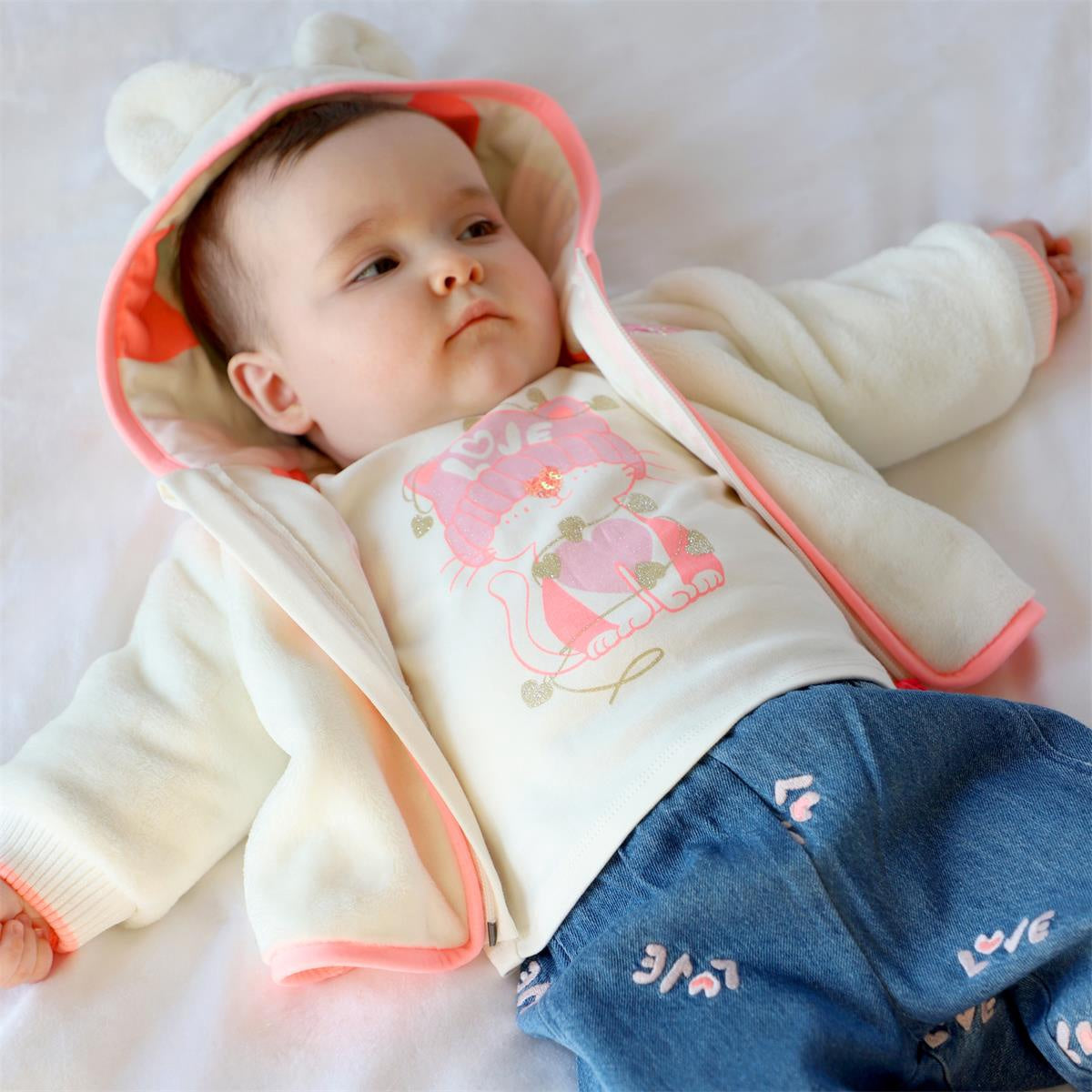 BillieBlush COAT IVORY