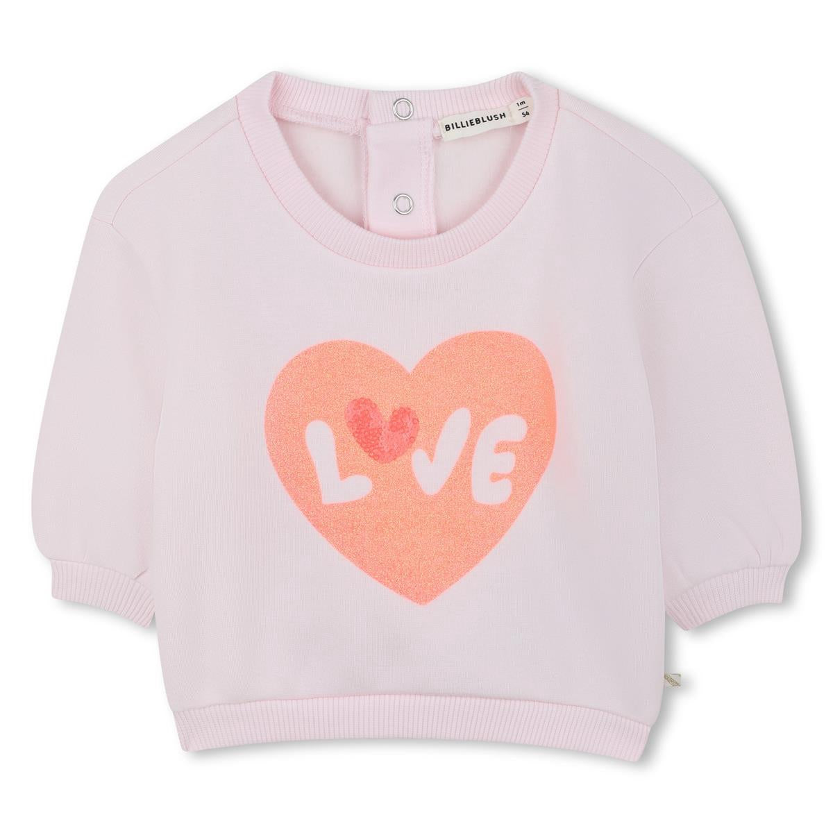 BillieBlush SWEATER+TROUSERS SET pale pink