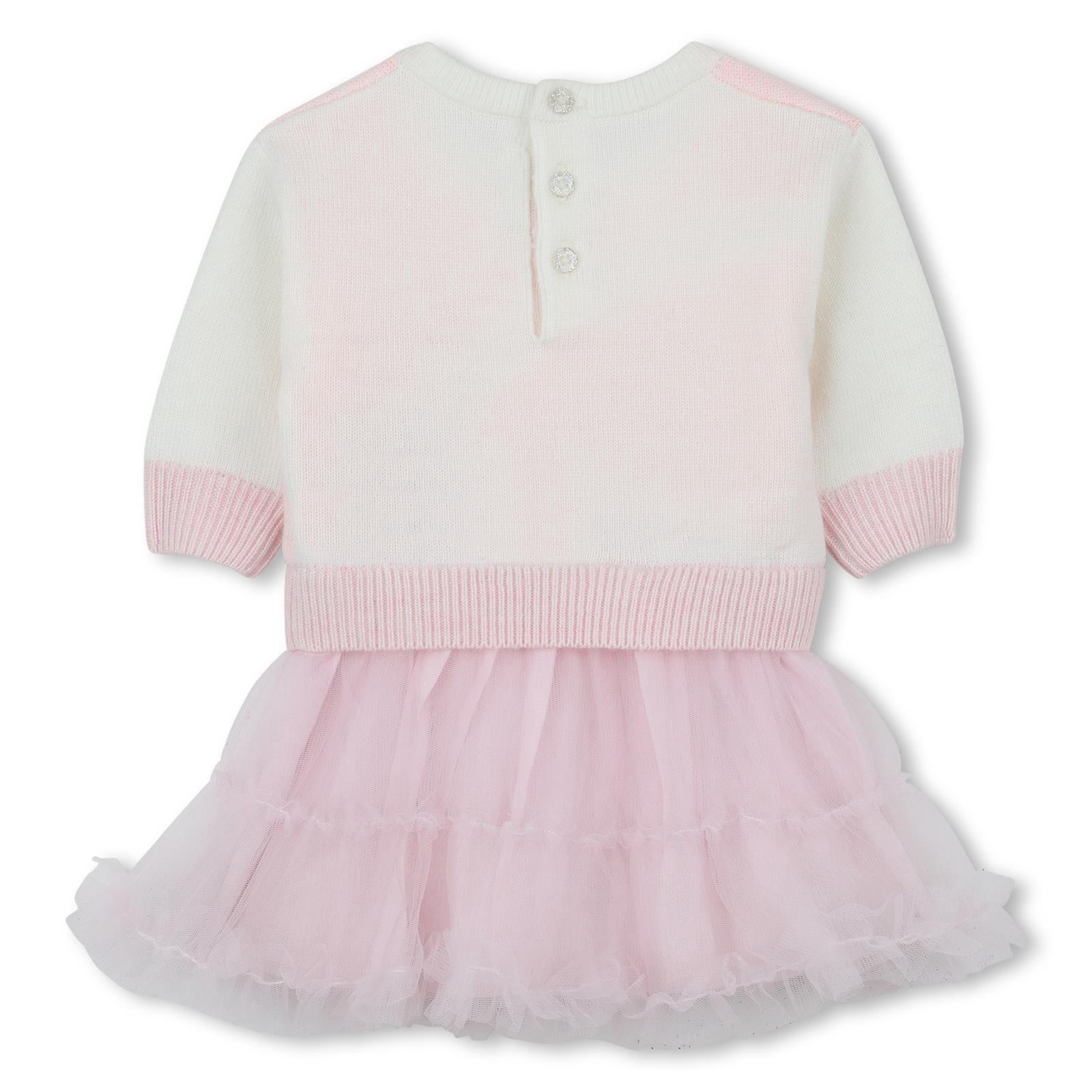 BillieBlush DRESS off white roze