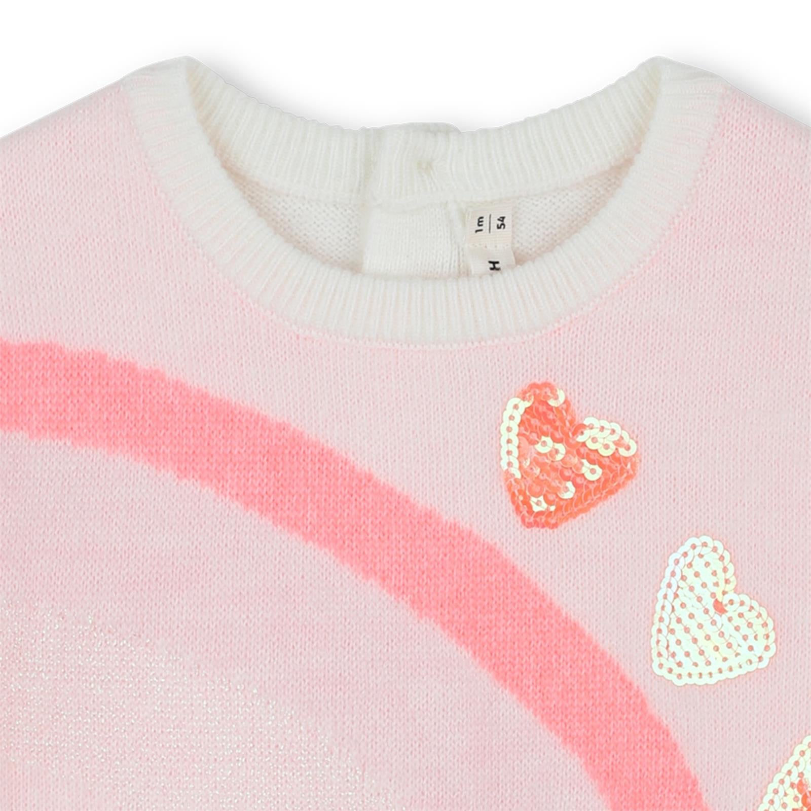 BillieBlush DRESS off white roze