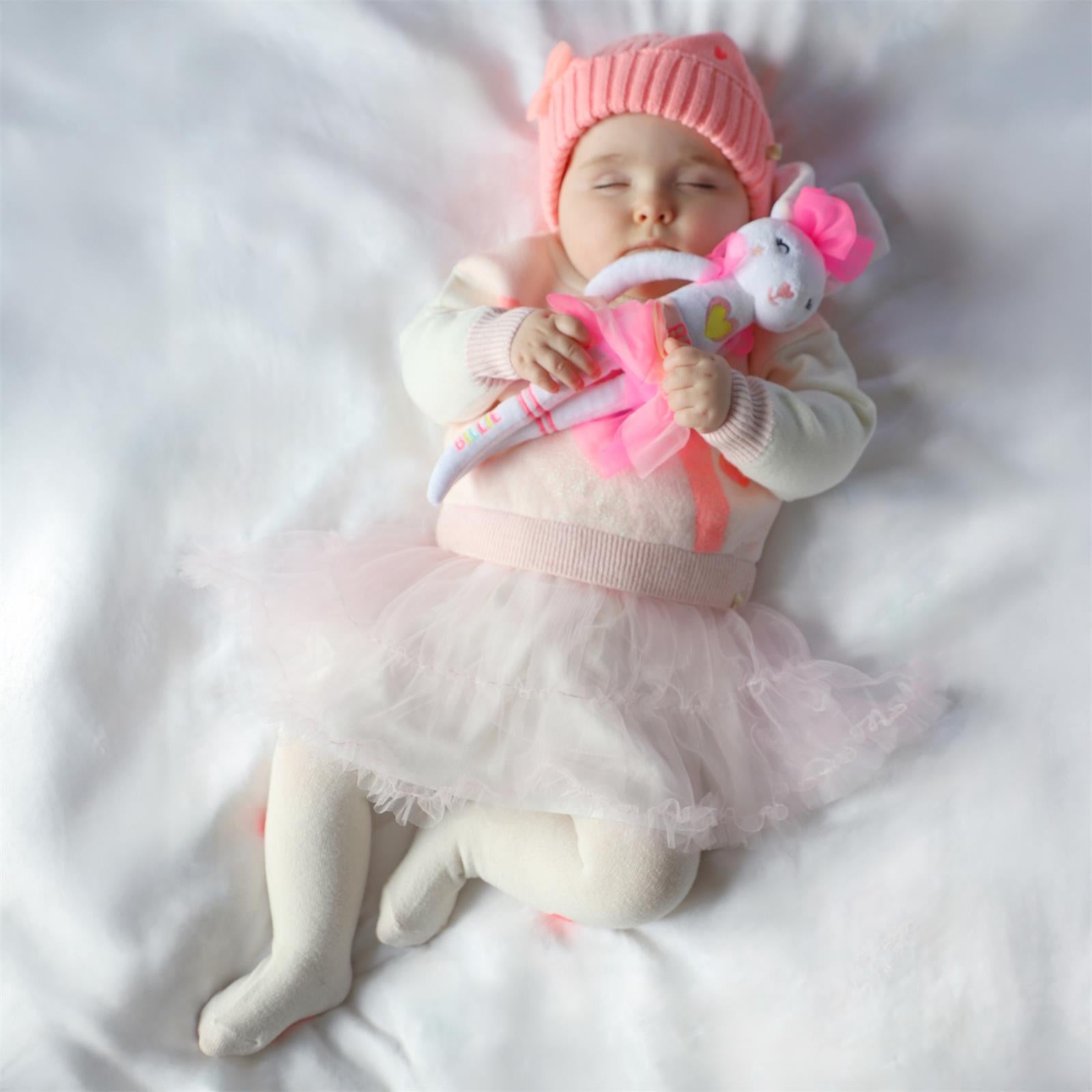 BillieBlush DRESS off white roze
