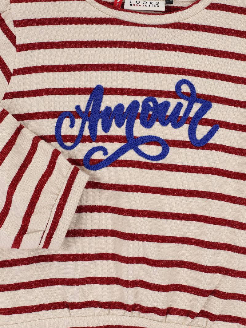 Looxs little lurex stripe sweater